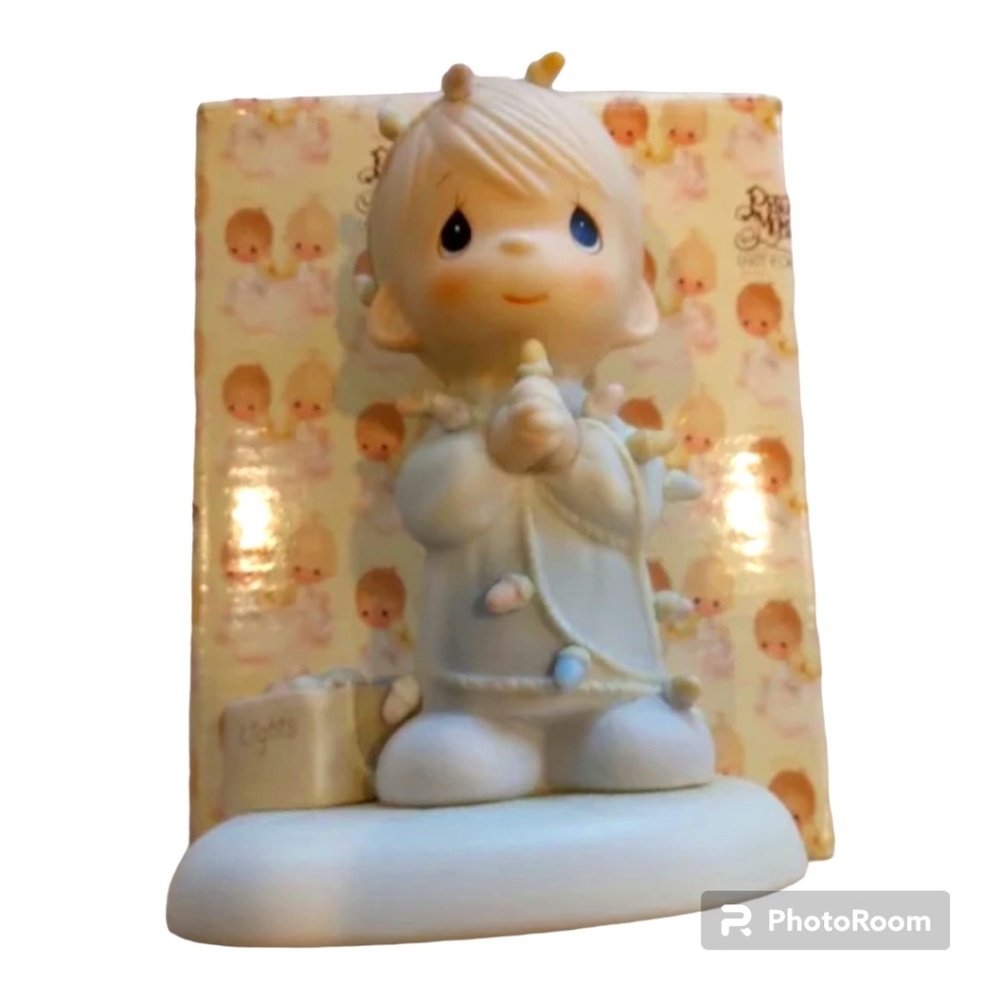 Precious Moments Figurine May Your Christmas Be Delightful #15482